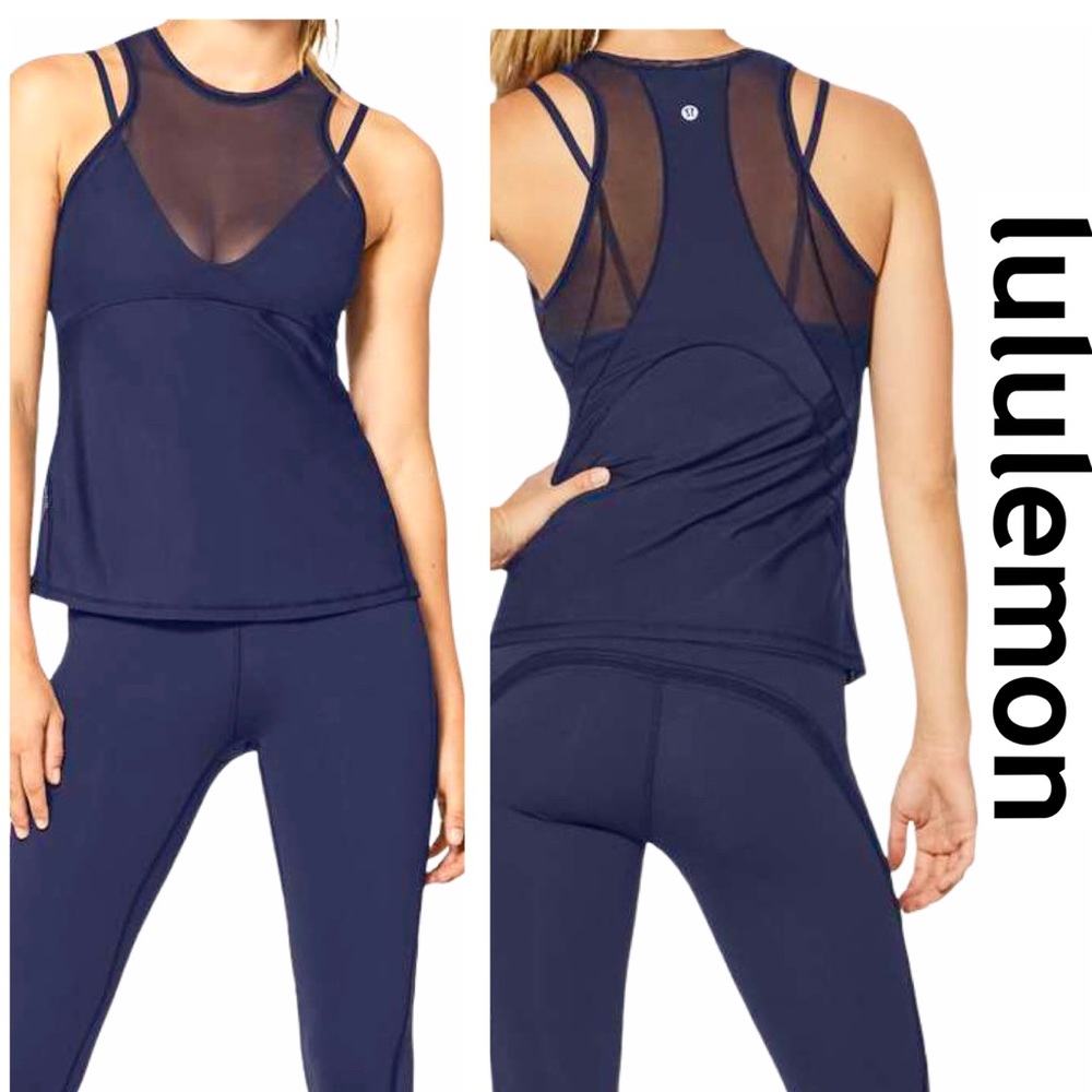 Lululemon Fresh In Mesh Tank